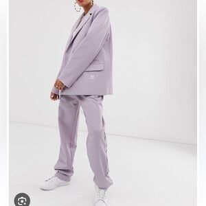 Adidas Originals x Danielle Cathari Lilac Blazer and Dress Pants Set